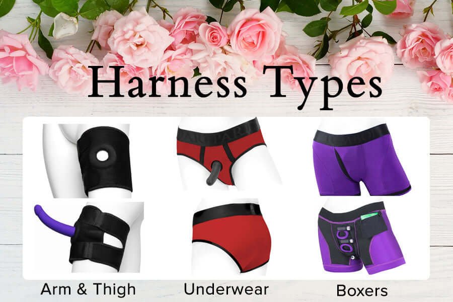 different types of harnesses sex traps