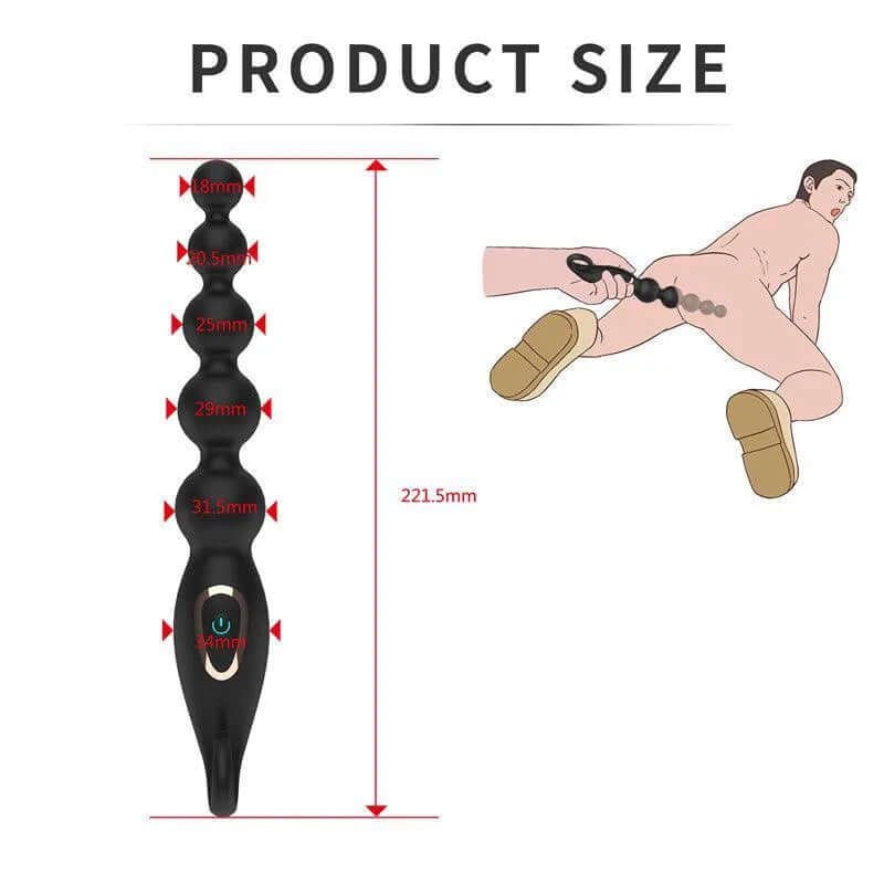 Safe anal toys always include a flared base that prevents the toy from being inserted too far