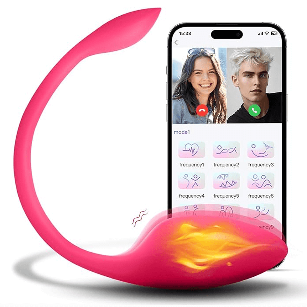 a smartphone app interface showing long-distance control features