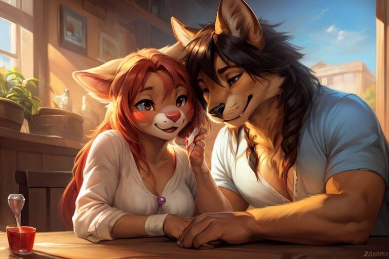 a sexy couple in the house is playing male vibrators happily