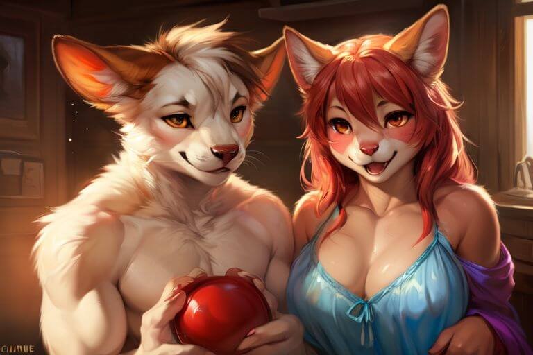 a sexy couple talking about couple toys